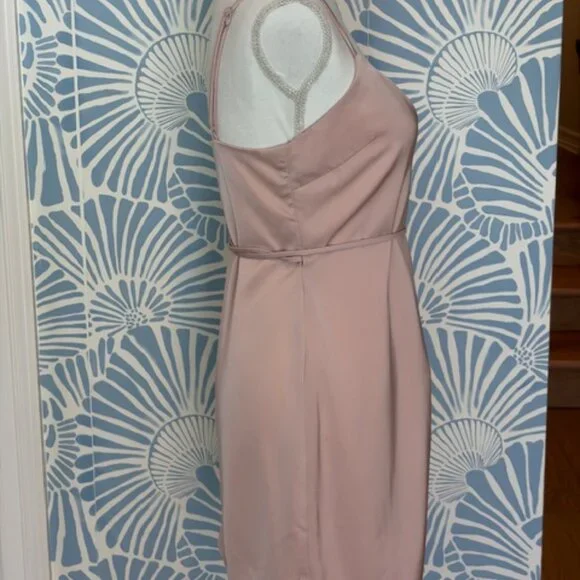 Majorelle REVOLVE Nina Satin Wrap Dress in Pink Size Small - Picture 5 of 8